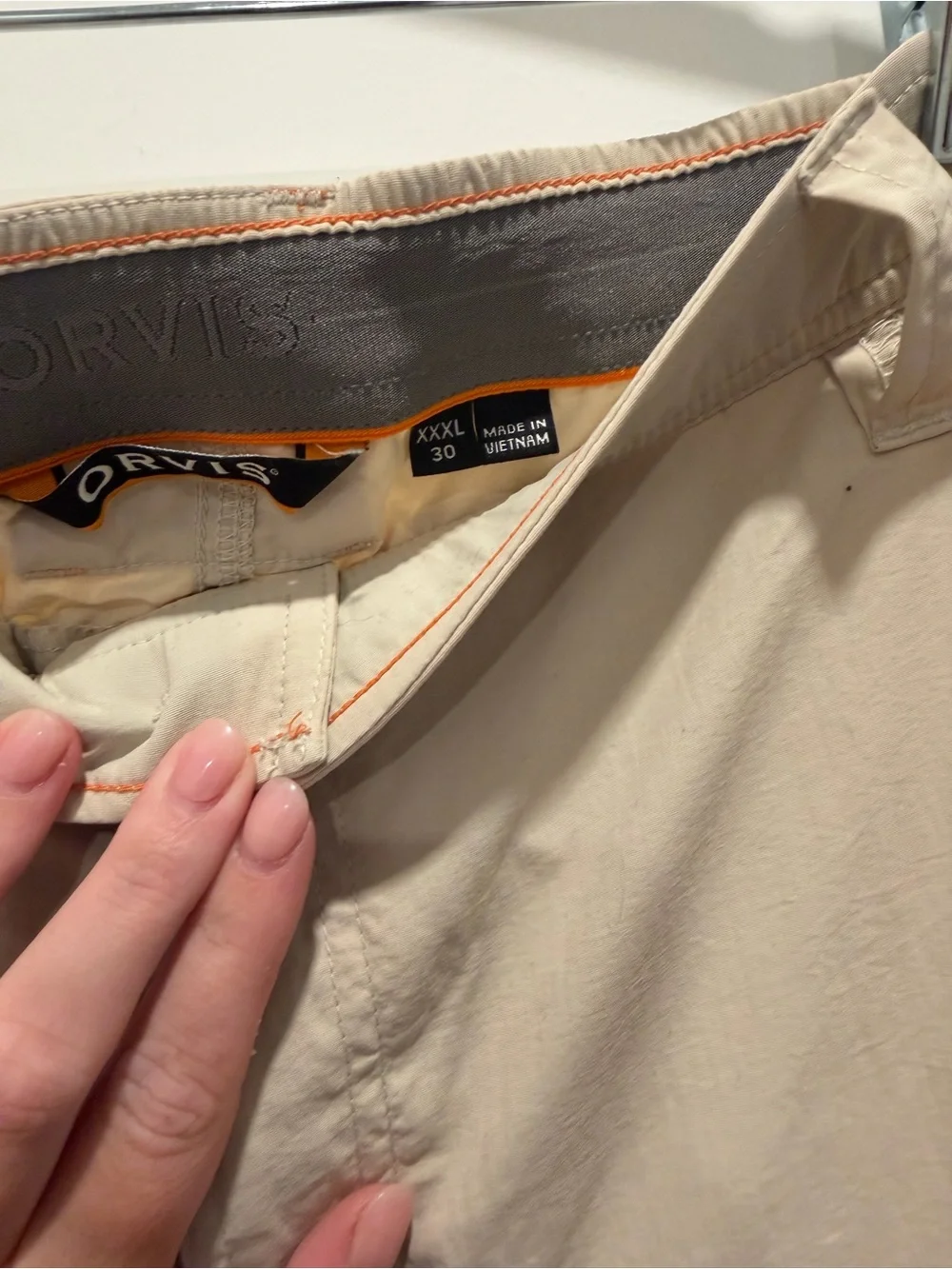 Orvis Light Beige Men's Chino Pants